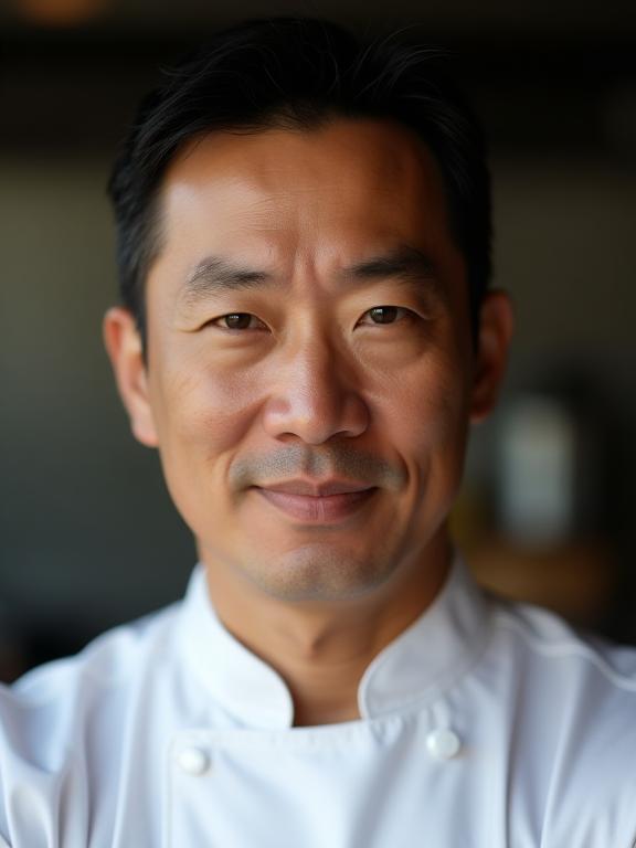 総料理長、本田健司のポートレート